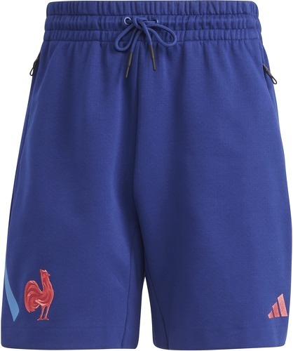 adidas-Short Travel Adidas Équipe de France Bleu-1