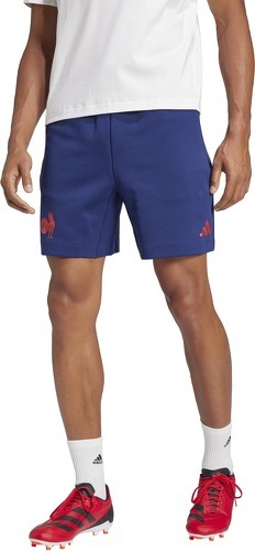 adidas-Short Travel Adidas Équipe de France Bleu-2