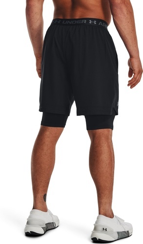 UNDER ARMOUR-Short tissé 2 en 1 Under Armour Vanish-4