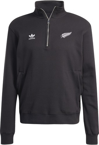 adidas-Sweatshirt 1/2 zip All Blacks NZR Trefoil Essentials-0