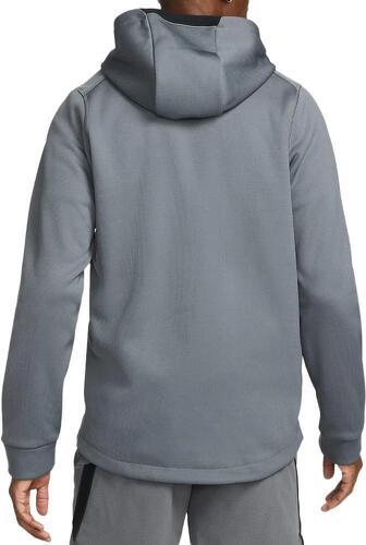 NIKE-Veste à capuche Nike Pro Therma-Fit gris foncé-1