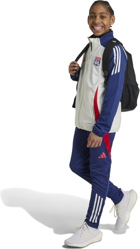 adidas-Veste de présentation enfant OL 2024/25-1