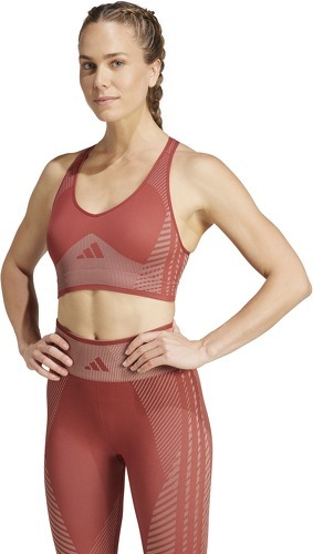 adidas-Brassière maintien léger femme adidas Aeroknit-2