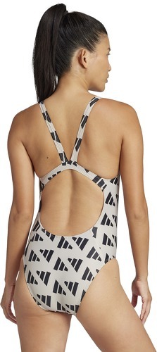 adidas-Maillot de bain 1 pièce dos en V femme adidas Logo Graphic-3