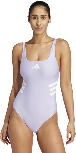 adidas-Maillot de bain 1 pièce dos en U femme adidas 3-Stripes-2