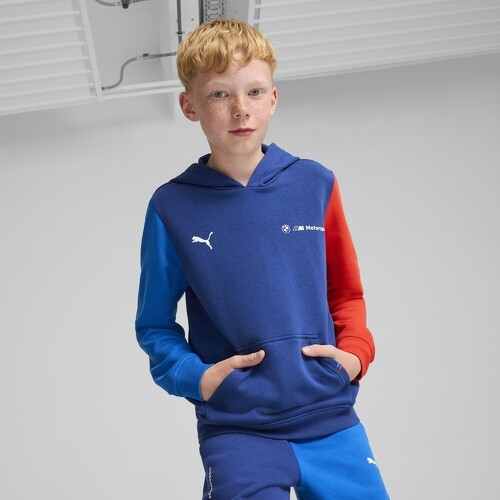 PUMA-Hoodie ESS+ BMW M Motorsport Enfant et Adolescent-2