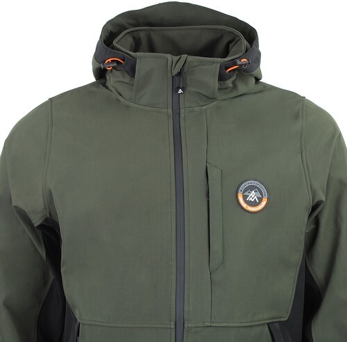 PEAK MOUNTAIN-Blouson softshell homme CAFE-3