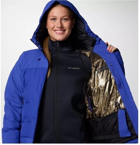 Columbia-COLUMBIA Veste de Ski en Duvet Imperméable Wildcard™ IV Femme - Clematis Blue-1