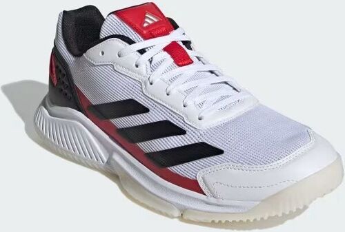 adidas-Chaussures Padel Courtquick Cloud White/Core Black/Lucid Red-3