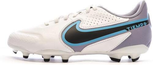 NIKE-Chaussures de Foot Blanches Junior Nike Legend 9 Academy FG/MG-0