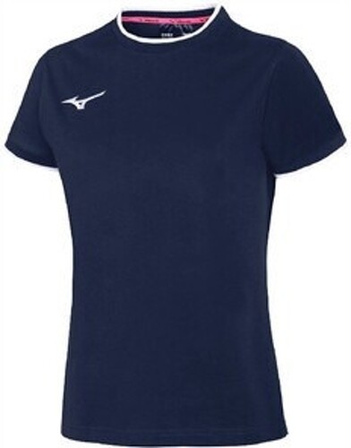 MIZUNO-Mizuno Tee Woman Navy/White-0