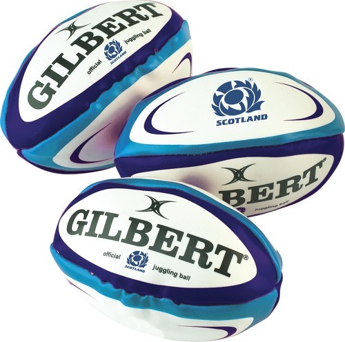 GILBERT-Lot de 3 ballons de rugby Écosse Jonglage-0