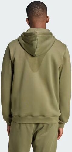 adidas-Pull Hoodie Trefoil Essential Full Zip Olive Strata-1