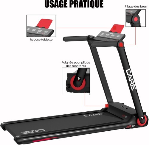 Care-Tapis de course - 14km/h - CARE - JOG XP-4