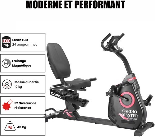 Care-Vélo semi allongé - CARE - CARDIO MASTER DELUXE-1