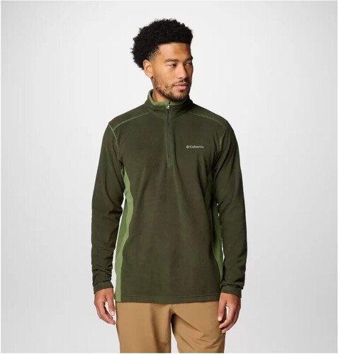 Columbia-COLUMBIA Polaire Demi-zip Klamath Range™ II Homme - Greenscape, Canteen-0