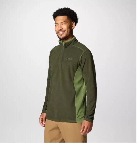 Columbia-COLUMBIA Polaire Demi-zip Klamath Range™ II Homme - Greenscape, Canteen-1