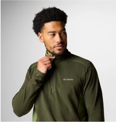 Columbia-COLUMBIA Polaire Demi-zip Klamath Range™ II Homme - Greenscape, Canteen-2