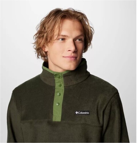 Columbia-COLUMBIA Polaire Semi-boutonnée Steens Mountain™ II Homme - Greenscape, Canteen-2