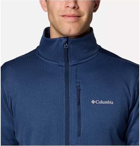 Columbia-COLUMBIA Veste Polaire Park View™ Homme - Collegiate Navy Heather-4