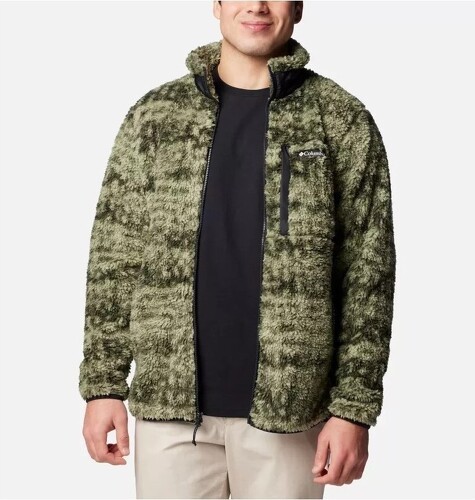 Columbia-COLUMBIA Veste Polaire Winter Pass™ II Homme - Greenscape Stippled Stripe-2