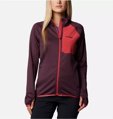 Columbia-COLUMBIA Veste Technique en Polaire Quadrillée Triple Canyon™ Femme - Moonvista, Daredevil-0