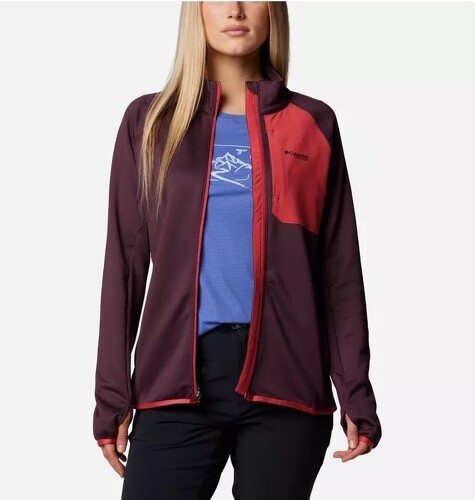 Columbia-COLUMBIA Veste Technique en Polaire Quadrillée Triple Canyon™ Femme - Moonvista, Daredevil-1