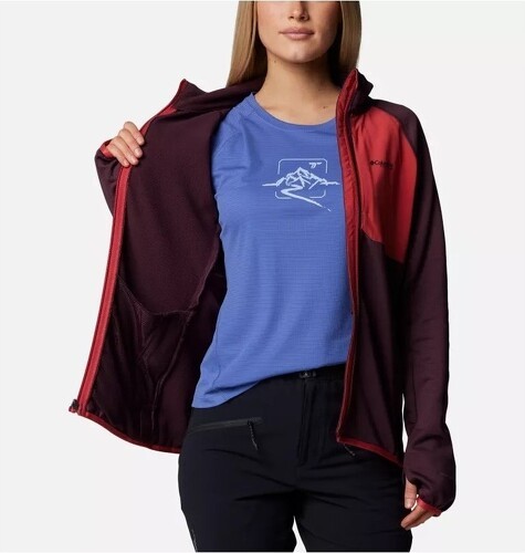 Columbia-COLUMBIA Veste Technique en Polaire Quadrillée Triple Canyon™ Femme - Moonvista, Daredevil-3