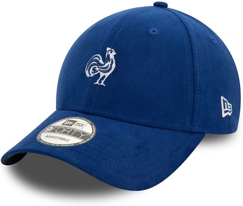 NEW ERA-Casquette New Era & France Rugby 9Forty Velours Bleu-0