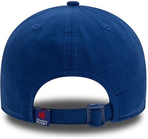 NEW ERA-Casquette New Era & France Rugby 9Forty Velours Bleu-1