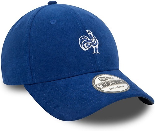 NEW ERA-Casquette New Era & France Rugby 9Forty Velours Bleu-2