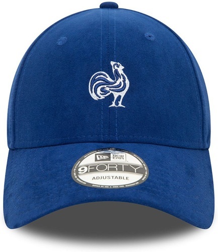 NEW ERA-Casquette New Era & France Rugby 9Forty Velours Bleu-3