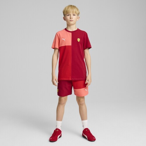 PUMA-Short lifestyle Scuderia Ferrari Race Enfant et Adolescent-2