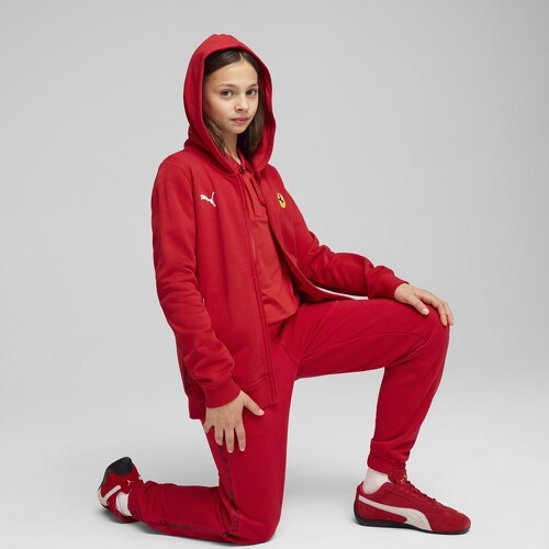 PUMA-Sweat à capuche Race Scuderia Ferrari Enfant et Adolescent-4