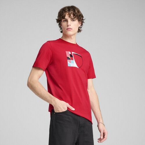 PUMA-T-shirt à gros logo Race Scuderia Ferrari Homme-3