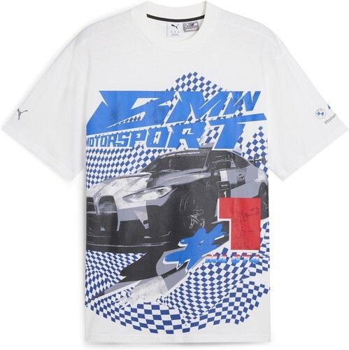 PUMA-T-shirt à motif oversize BMW M Motorsport Homme-0