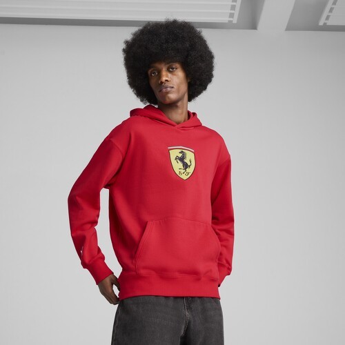 PUMA-Hoodie à gros logo Race Scuderia Ferrari Homme-3