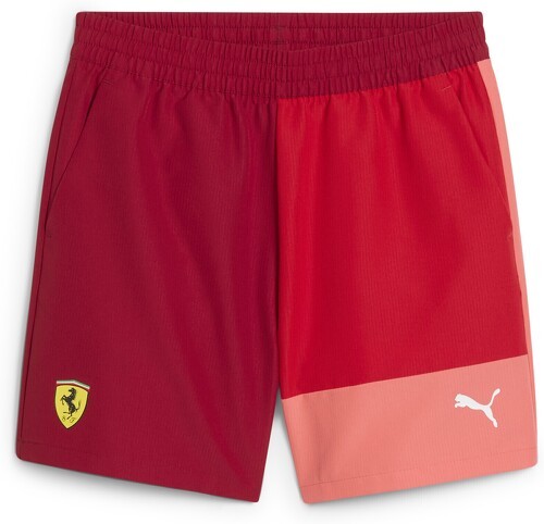 PUMA-Short lifestyle Scuderia Ferrari Race Enfant et Adolescent-0