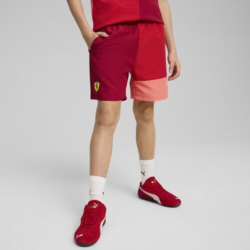 PUMA-Short lifestyle Scuderia Ferrari Race Enfant et Adolescent-3