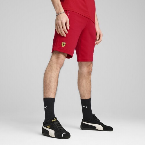 PUMA-Short molletonné Race Scuderia Ferrari Hommes-3