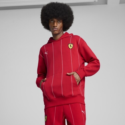 PUMA-Sweat à capuche premium Race Scuderia Ferrari Homme-3