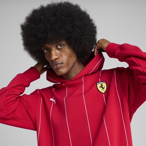 PUMA-Sweat à capuche premium Race Scuderia Ferrari Homme-4