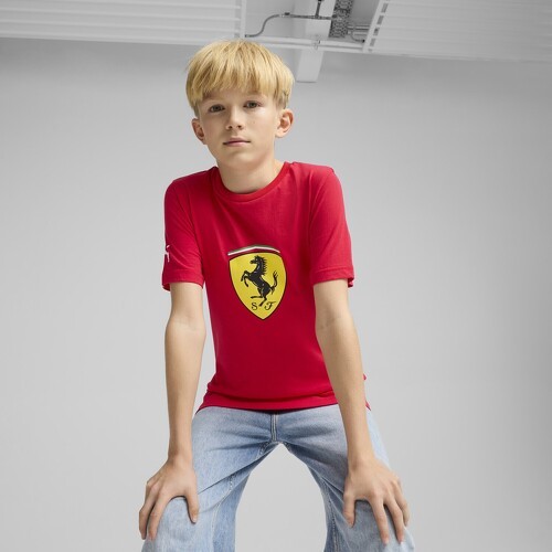 PUMA-T-shirt à écusson oversize Race Scuderia Ferrari Enfant et Adolescent-2