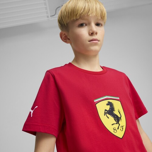 PUMA-T-shirt à écusson oversize Race Scuderia Ferrari Enfant et Adolescent-3