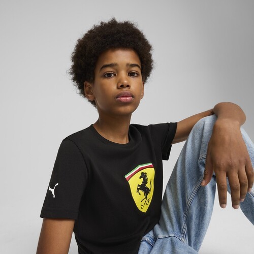 PUMA-T-shirt à écusson oversize Race Scuderia Ferrari Enfant et Adolescent-3