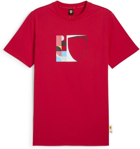 PUMA-T-shirt à gros logo Race Scuderia Ferrari Homme-0