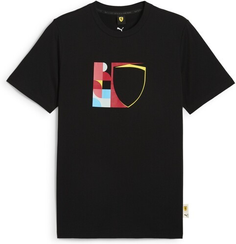 PUMA-T-shirt à gros logo Race Scuderia Ferrari Homme-0