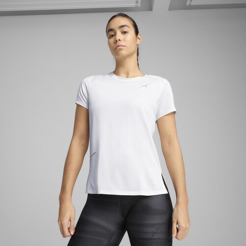 PUMA-T-shirt en mesh RUN GRAPHIC Femme-3