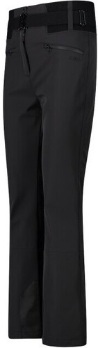 Cmp-CMP Pantalon de ski femme avec couche intérieure en polaire - Noir-3