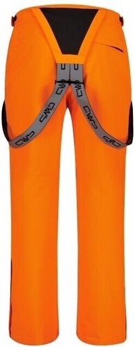 Cmp-CMP Salopette de ski homme avec bretelles amovibles - Orange-1